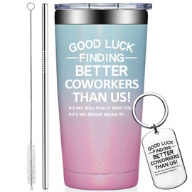 Grifarny Coworker Leaving Gifts for Men, Women - Going Away Gift for Coworker - Farewell Goodbye Retirement Gifts for Coworkers - Good Luck Finding Better Coworkers Than Us Tumbler Cup 20oz