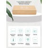 Wooden Digital Alarm Clock with Wireless Charging 3 Level Dimmer