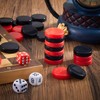 Skylety 30 Pcs Backgammon Pieces Checkers, 1.25 Inch Replacement Checkers