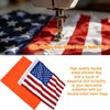 Boat Flags Pole and Flags Set, 2Pcs Orange Boat Flag