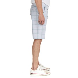 Suko jeans Men's Hybrid Anti-Slip Golf Short - 4-Way Stretch 89092 Grey White 36