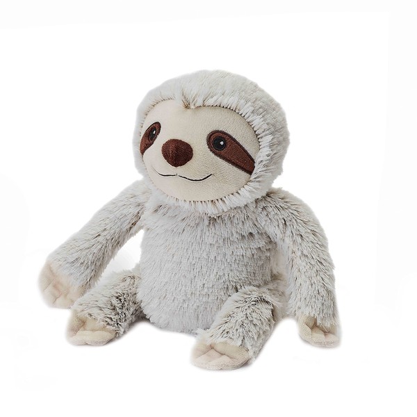 Warmies French Lavender Scented Sloth Soft Toy Light Grey 33cm