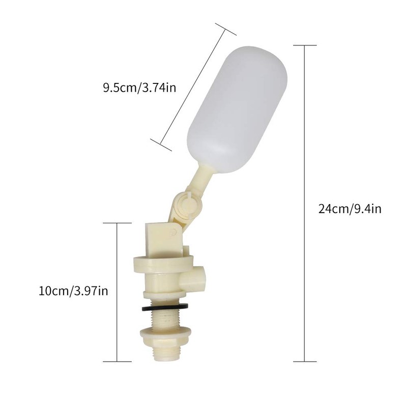 1/2 Float Valve 3 Pieces Cattle Waterer Ball Automatic Water