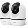 WUUK 4MP Indoor Security Camera, Pan Tilt Cam for Baby/Elder/Dog/Pet,