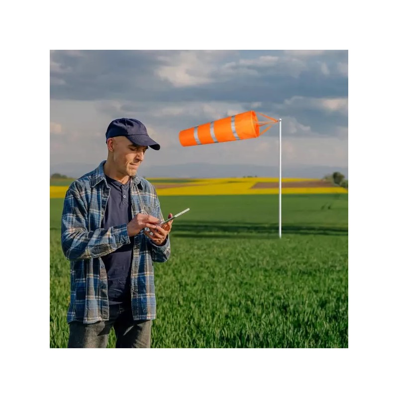 WINDSOX 10개 40인치 윈드삭스 - 립 스톱 풍향 실외 걸이식