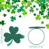 6 Pieces Clover Shamrock Napkin Ring St. Patrick's Day Napkin