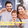 HOFASON Disposable Toothbrushes with Toothpaste Pack of 30, Yellow Hollow