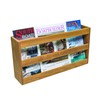 Whitecap 62508 Teak Double-Wide Magazine Rack