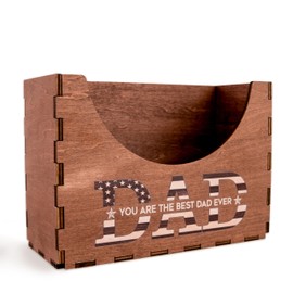 Wooden Best Dad Ever Hat Holder Display Stand, Rustic Hat Storage Rack, Gift For Dad, Father's Day Gift, Gift For Him, Home Office Decoration, Home Office Organizer