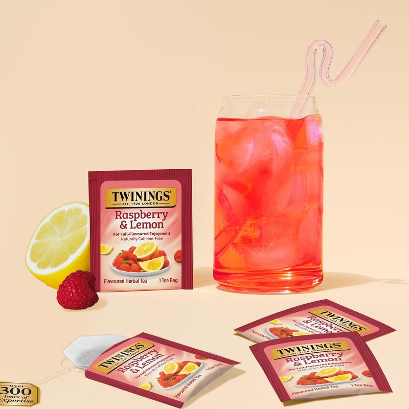 Twinings Fruity Herbal Assorted Caffeine Free Tea Bag Sampler (Pack