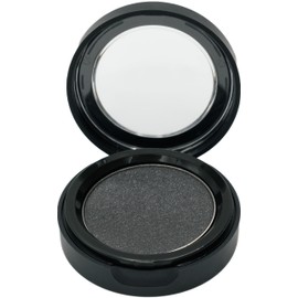Pure Ziva Marcasite Shimmering Glitter Black Onyx Chrome Dark Grey Pressed Powder Single Vegan Eyeshadow; Talc, Paraben & Cruelty Free