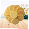 LALAFINA Natural Wood Pulp Facial Sponges Gentle Cleansing Makeup Removal