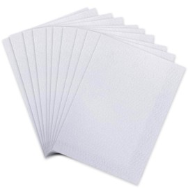 Felt Fabric Sheets White, 10Pcs Craft Felt Fabric Sheets Stiff Fabrics Nonwoven for Crafting Sewing DIY Art Patchwork 20x30 cm