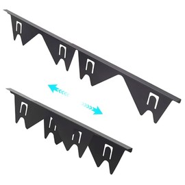 Stove Gap Covers Stainless Steel, 2 Pack Stove Gap Filler Extendable 13.8'' to 27.5'' Oven counter gap fillers Heat Resistant Seamless Kitchen Accessory Kit