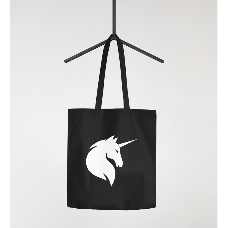 Cloth Bag Unicorn Silhouette Moon Unicorn Bag Works®