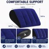 Inflatable Wedge Pillow for Leg and Back Support - Portable