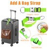 BILIONE 3Pcs Luggage Straps Set - 2 Suitcase Straps 70''