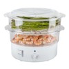 Classic Cuisine Food Steamer and Rice Cooker in one, Two-Tier