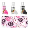 Oil Based Food Coloring for Chocolate - Pink Black White