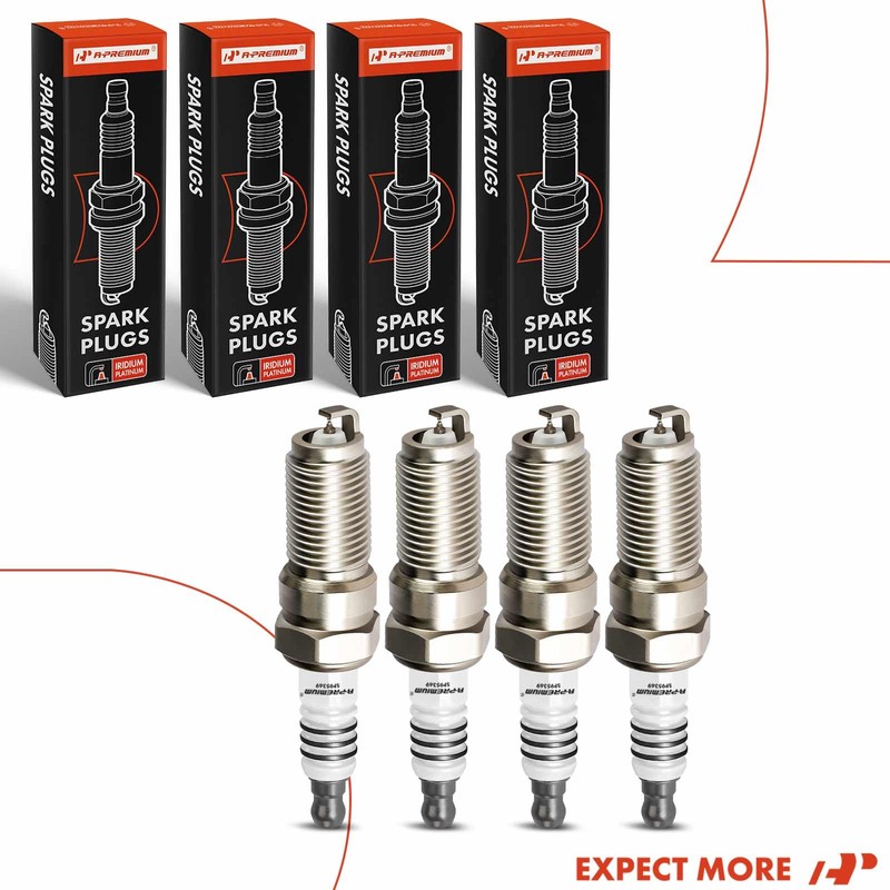 A-Premium Iridium Platinum Bujías compatibles con Mazda 3 2010-2013, CX-7