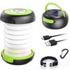 LED Camping Lamp GlobaLink Foldable Solar Camping Lantern Energy Bank