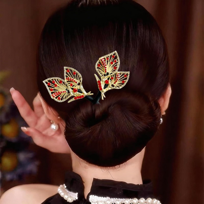 Bun Maker Crystal Hair Bun Maker French Twist Hair Disk