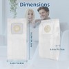 15 Pack Style 7 Vacuum Cleaner Bags Replacement for Bissell