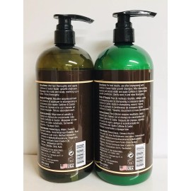 Difeel ~ Caffeine & Castor Faster Growth Shampoo & Conditioner 33.8 fl oz Each