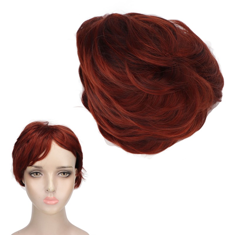 Hair Short Wigs Fashionable Adjustable High Temperature Synthetic Hair Fluffy