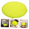 Operitacx Light Yellow Round Seat Cushion Thickened Sponge Chair Pad