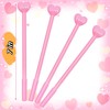 jiebor 30Pcs Heart Shaped Pen Valentines Day Pen Gel Pen