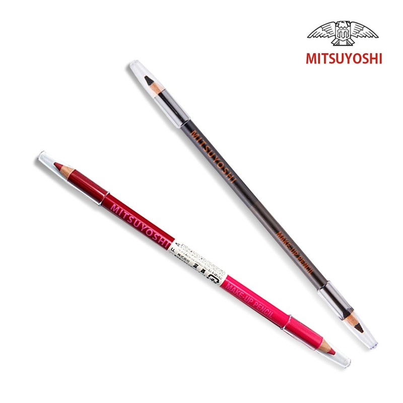 Mitsuyoshi Genuine Professional Makeup Eyeliner Pencil 9 Color Brow Use,