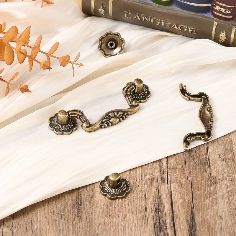 Otoolling 12 Pcs 3 Inch Drawer Bail Handle Drop Pulls