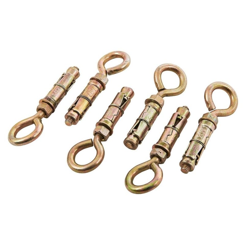 Mr. Gadget's Solutions 6Pc 8Mm Heavy Duty Closed Hook Eye