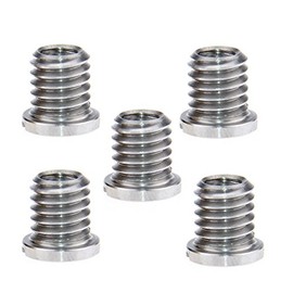 'Camvate Convert 3/8 "Nut to 1/4-20 Thread Nut Screw Adapter for DSLR Tripod Monopod (Pack of 5)