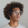 LONDON MOLE® Vegas Fashion Glasses | Zero's with Clear Lenses