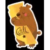 World Graphix California Love Bear Hug Sticker