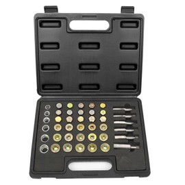 WINMAX TOOLS AUTOMOTIVE 114pc Oil Pan Drain Sump Plug Key Thread Repair Tool Kit Set Drain Plug