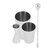 Boston Cocktail Shaker Set Multifunctional 304 Stainless Steel Vintage Print
