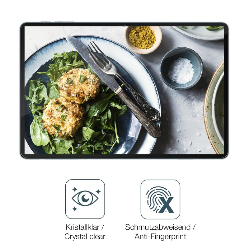 dipos I 2x Displayschutz 9H klar kompatibel mit Oscal Pad