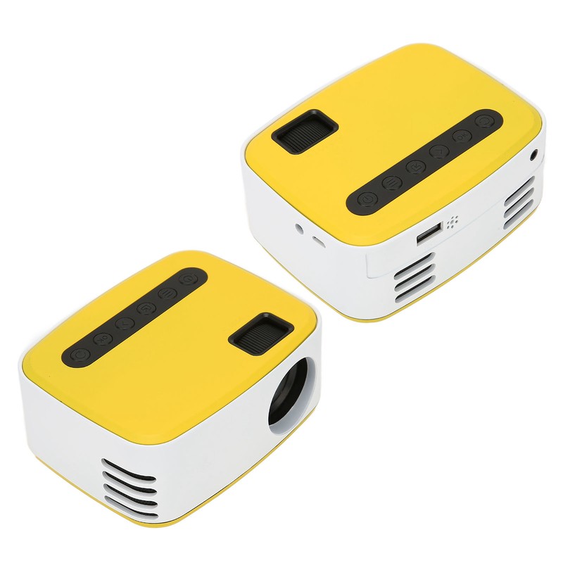 Mini Projector LED WiFi USB Connection 1080P Inbuilt Speaker Portable