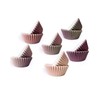 qiqee 300PCS Standard Gradient Cupcake Liners Cupcake Cups 6 Designs