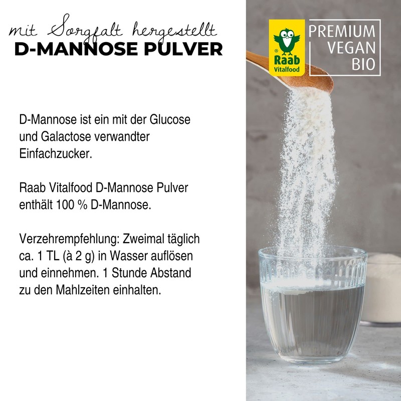 Raab Vitalfood D-Mannose 220g