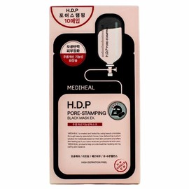 메디힐 에이치디피 포어스탬핑 블랙마스크 이엑스 25ml 10매입(122524) Mediheal HDP Pore Stamping Black Mask EX 25ml 10 Sheets (122524)