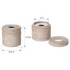KOUBOO La Jolla Toilet Paper Roll Cover | Wicker Bathroom