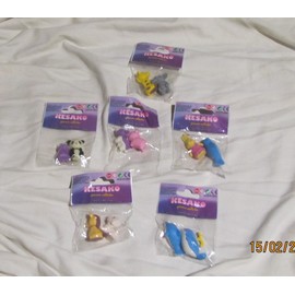 Iwako Japanese Puzzle Take Apart Erasers Zoo Animals Set of 7