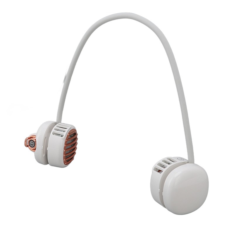 USB Charging Neck Fan Dual Fans Hands Free Super Airflow