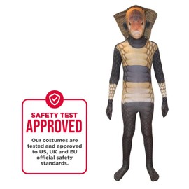 Morphsuits Kids Animal Planet Costume - King Cobra - Small 3' - 3'5" (91cm - 104cm)