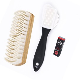 Suede Brush, 3-Piece Versatile Suede Brush for Shoes Set, Nubuck Leather Brush, Suede Eraser, for Suede Leather, Nubuck, Suede and Suede Shoe Brush Suede Set