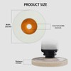 EASYIKI 12PCS Wool Polishing Wheel Disc, Wool Felt Disc Wheel